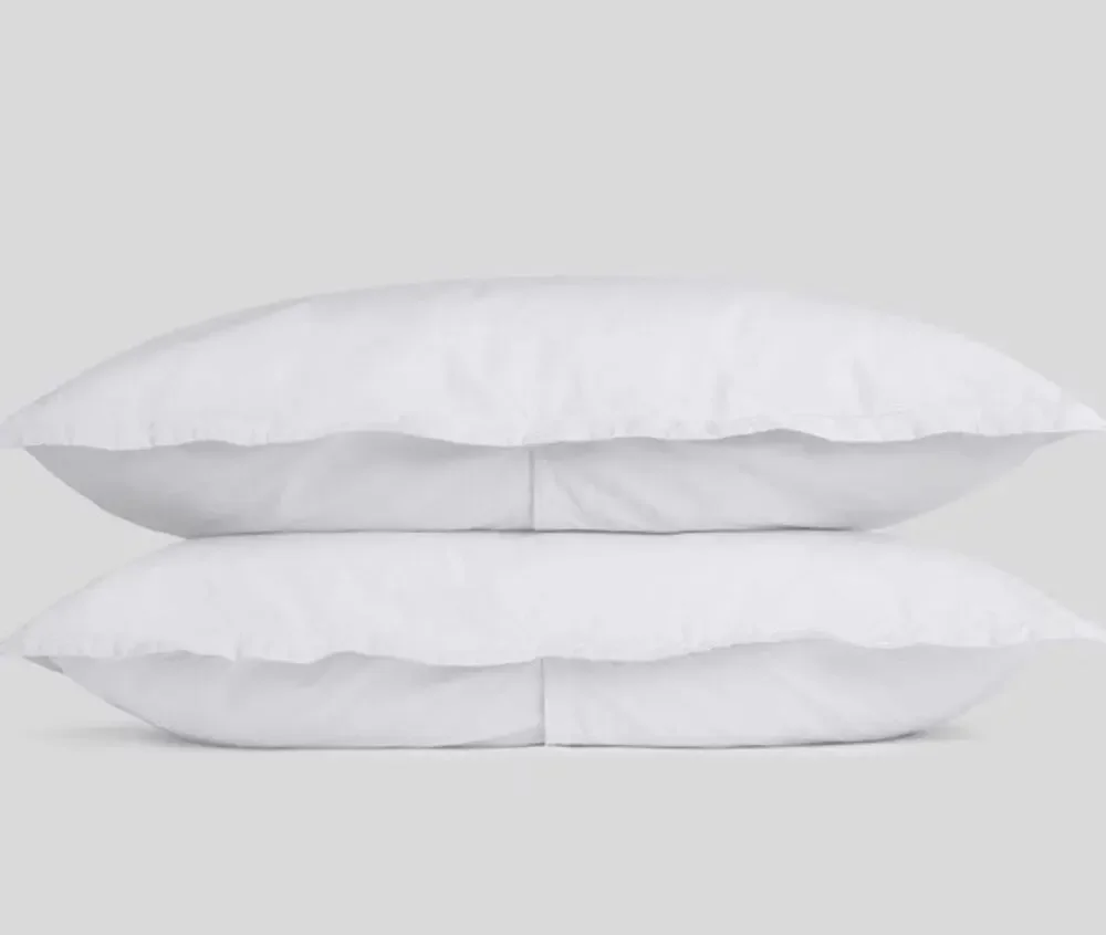 NWT $79 PARACHUTE Percale Cotton STANDARD Pillow Sham Set(2) White